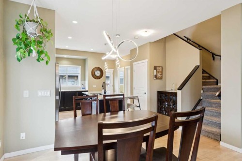 305 Mahogany Boulevard Se, Calgary, AB - Indoor Photo Showing Dining Room