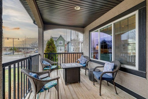 305 Mahogany Boulevard Se, Calgary, AB - Outdoor With Deck Patio Veranda With Exterior
