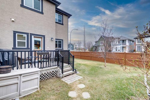 305 Mahogany Boulevard Se, Calgary, AB - Outdoor With Deck Patio Veranda