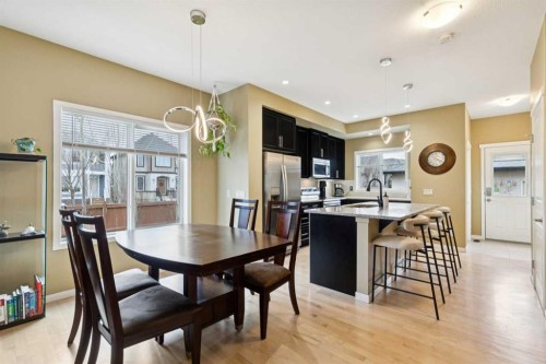 305 Mahogany Boulevard Se, Calgary, AB - Indoor Photo Showing Dining Room
