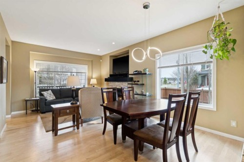 305 Mahogany Boulevard Se, Calgary, AB - Indoor Photo Showing Dining Room