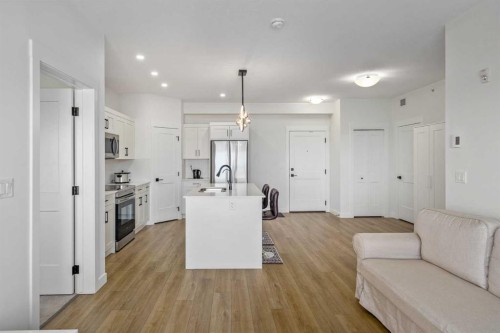 2406-200 Seton Circle Se, Calgary, AB - Indoor Photo Showing Kitchen With Upgraded Kitchen
