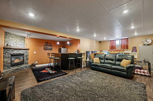 162 West Creek Bay, Chestermere, AB - Indoor With Fireplace