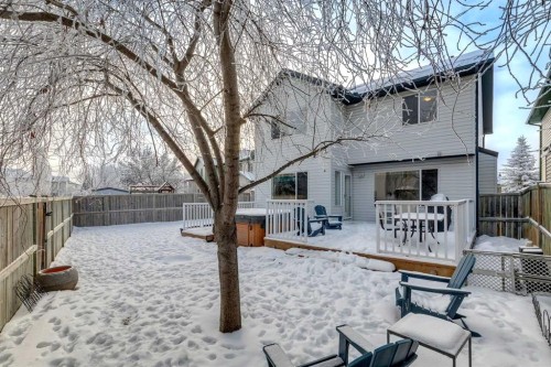 304 Mt. Brewster Circle Se, Calgary, AB - Outdoor With Deck Patio Veranda With Exterior