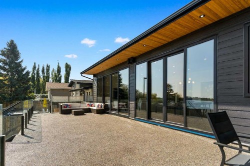 692 West Chestermere Drive, Chestermere, AB - Outdoor With Deck Patio Veranda With Exterior