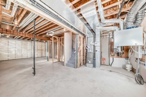 162 Lanark Gate Se, Airdrie, AB - Indoor Photo Showing Basement