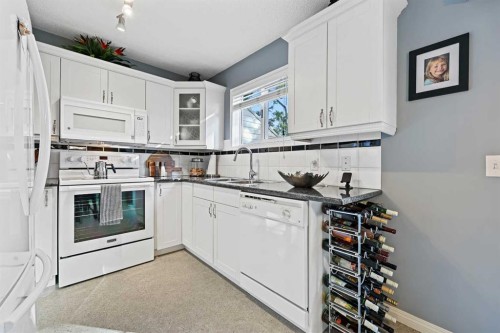 64 Abbeydale Villas Ne, Calgary, AB - Indoor Photo Showing Kitchen With Double Sink
