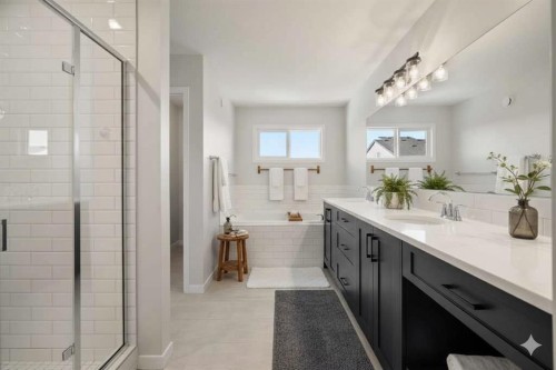 40 West Grove Link Sw, Calgary, AB - Indoor Photo Showing Bathroom