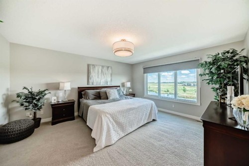 239 Stonemere Green, Chestermere, AB - Indoor Photo Showing Bedroom