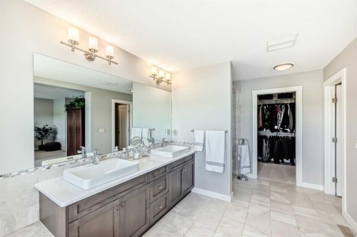 239 Stonemere Green, Chestermere, AB - Indoor Photo Showing Bathroom