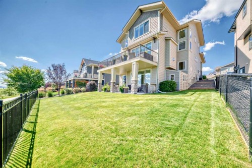 239 Stonemere Green, Chestermere, AB - Outdoor With Deck Patio Veranda