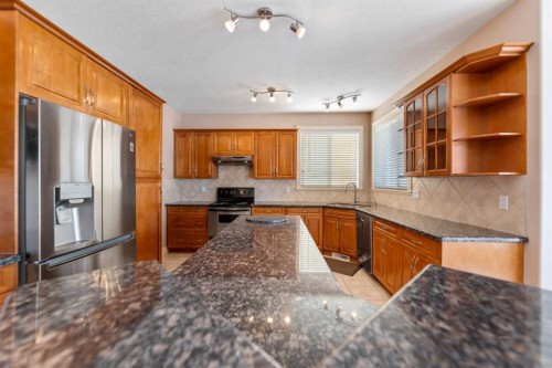 3 Lynx Meadows Drive Nw, Calgary, AB - Indoor Photo Showing Kitchen With Double Sink