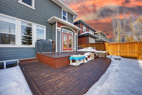 232 Mahogany Terrace Se, Calgary, AB - Outdoor With Deck Patio Veranda