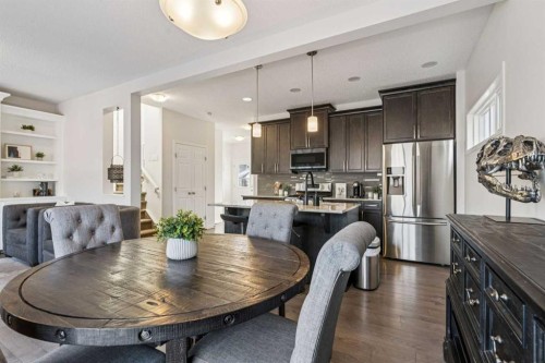 58 Buckskin Way, Cochrane, AB - Indoor Photo Showing Dining Room