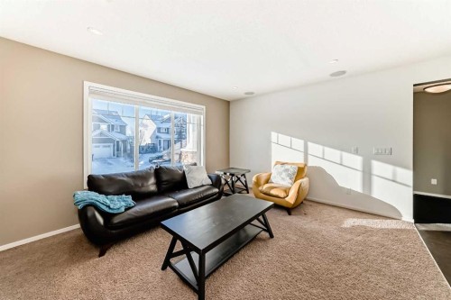 145 River Heights Crescent, Cochrane, AB - Indoor Photo Showing Living Room