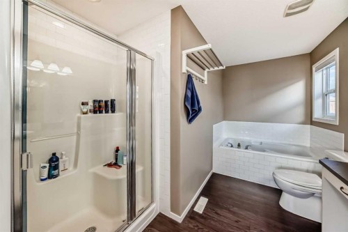 145 River Heights Crescent, Cochrane, AB - Indoor Photo Showing Bathroom