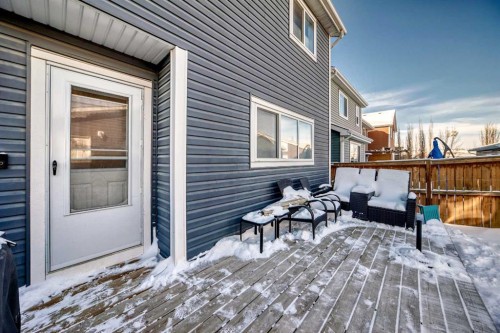 145 River Heights Crescent, Cochrane, AB - Outdoor With Deck Patio Veranda With Exterior