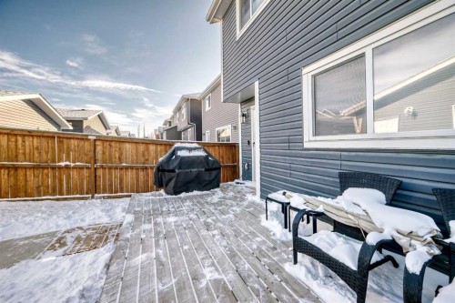 145 River Heights Crescent, Cochrane, AB - Outdoor With Deck Patio Veranda With Exterior
