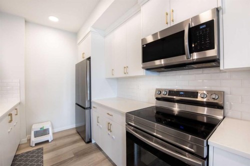 2303-220 Seton Grove Se, Calgary, AB - Indoor Photo Showing Kitchen With Stainless Steel Kitchen With Upgraded Kitchen