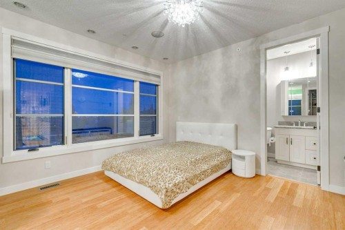 215 Patton Court Sw, Calgary, AB - Indoor Photo Showing Bedroom