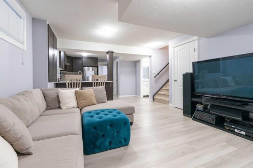 352 Skyview Shores Manor Ne, Calgary, AB - Indoor Photo Showing Living Room