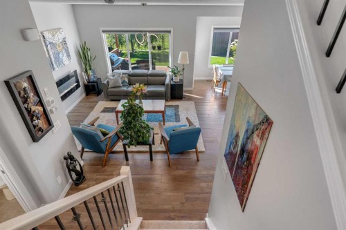 29 Masters Terrace Se, Calgary, AB - Indoor With Fireplace