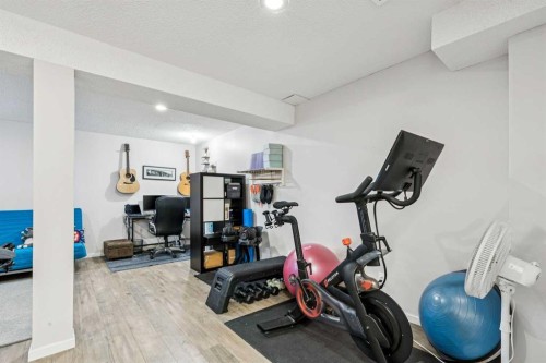 22 Hunterhorn Crescent Ne, Calgary, AB - Indoor Photo Showing Gym Room