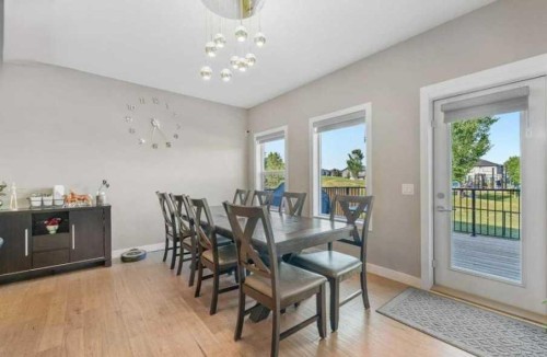 201 Aspenmere Way, Chestermere, AB - Indoor Photo Showing Dining Room