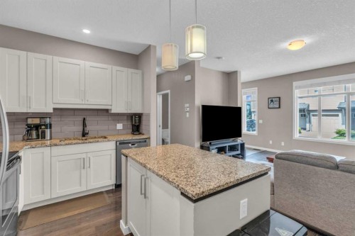 93 Copperstone Common Se, Calgary, AB - Indoor Photo Showing Kitchen With Upgraded Kitchen