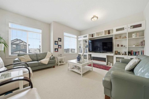 65 Sage Hill Landing Nw, Calgary, AB - Indoor Photo Showing Living Room