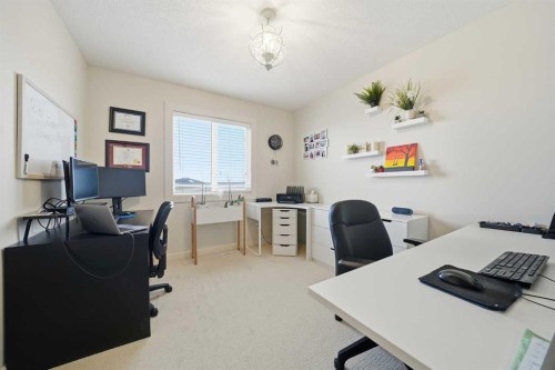 65 Sage Hill Landing Nw, Calgary, AB - Indoor Photo Showing Office