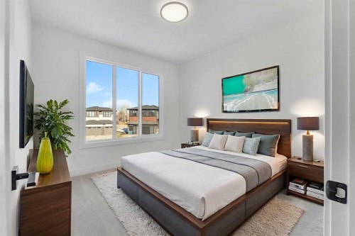268 South Shore View, Chestermere, AB - Indoor Photo Showing Bedroom