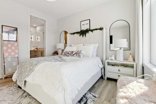 155 Sage Meadows View Nw, Calgary, AB - Indoor Photo Showing Bedroom