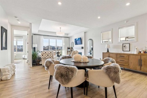 155 Sage Meadows View Nw, Calgary, AB - Indoor Photo Showing Dining Room
