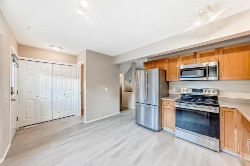 677 Regal Park Ne, Calgary, AB - Indoor Photo Showing Kitchen With Stainless Steel Kitchen