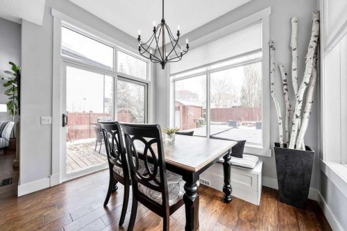 95 Cranleigh Gardens Se, Calgary, AB - Indoor Photo Showing Dining Room