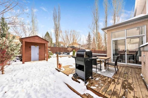 95 Cranleigh Gardens Se, Calgary, AB - Outdoor With Deck Patio Veranda