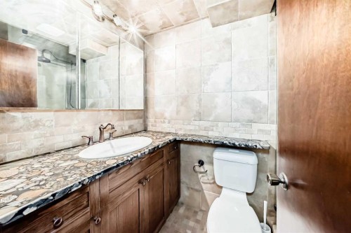 201-512 Cedar Crescent Sw, Calgary, AB - Indoor Photo Showing Bathroom