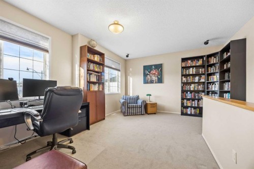 83 Cougarstone Way Sw, Calgary, AB - Indoor Photo Showing Office