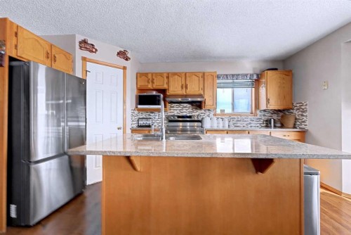 433 Coral Springs Place Ne, Calgary, AB - Indoor Photo Showing Kitchen With Stainless Steel Kitchen With Double Sink