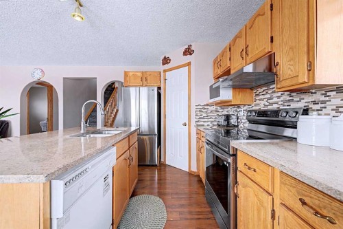 433 Coral Springs Place Ne, Calgary, AB - Indoor Photo Showing Kitchen With Stainless Steel Kitchen