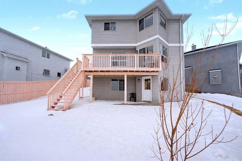 433 Coral Springs Place Ne, Calgary, AB - Outdoor With Deck Patio Veranda With Exterior
