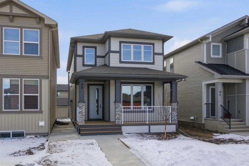 35 Belvedere Crescent Se, Calgary, AB - Outdoor With Deck Patio Veranda With Facade