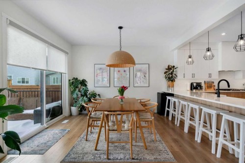52 Sugarsnap Way Se, Calgary, AB - Indoor Photo Showing Dining Room