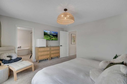 52 Sugarsnap Way Se, Calgary, AB - Indoor Photo Showing Bedroom