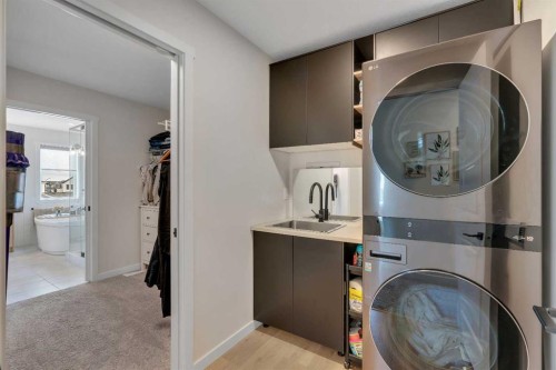 52 Sugarsnap Way Se, Calgary, AB - Indoor Photo Showing Laundry Room