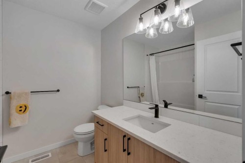 52 Sugarsnap Way Se, Calgary, AB - Indoor Photo Showing Bathroom