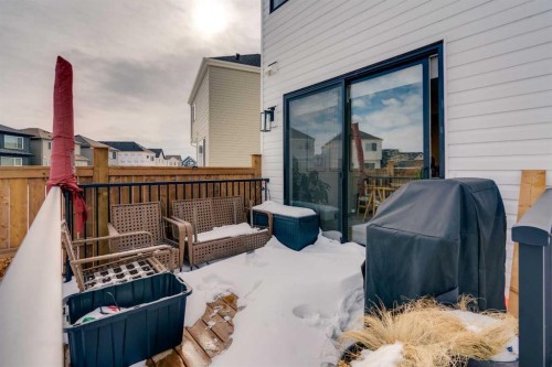 52 Sugarsnap Way Se, Calgary, AB - Outdoor With Deck Patio Veranda With Exterior