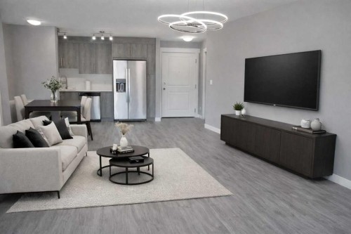 5407-302 Skyview Ranch Drive Ne, Calgary, AB - Indoor Photo Showing Living Room