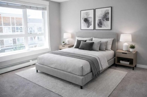 5407-302 Skyview Ranch Drive Ne, Calgary, AB - Indoor Photo Showing Bedroom